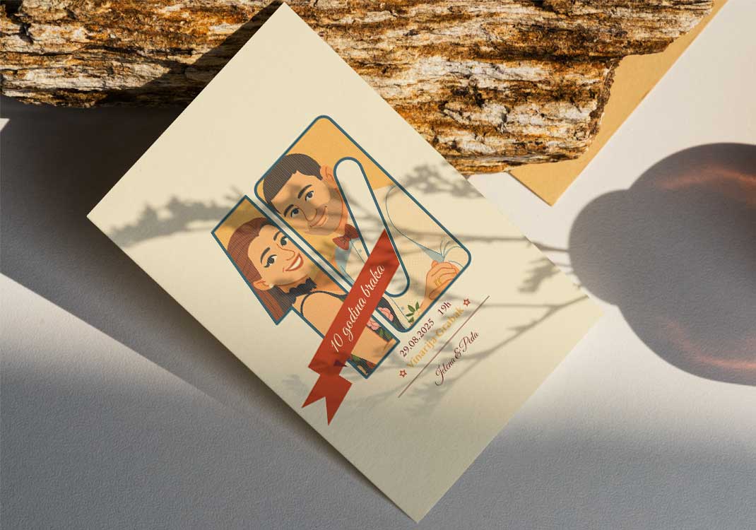 Dizajn pozivnica Beograd Novi Sad | Pozivnice za venčanje 2