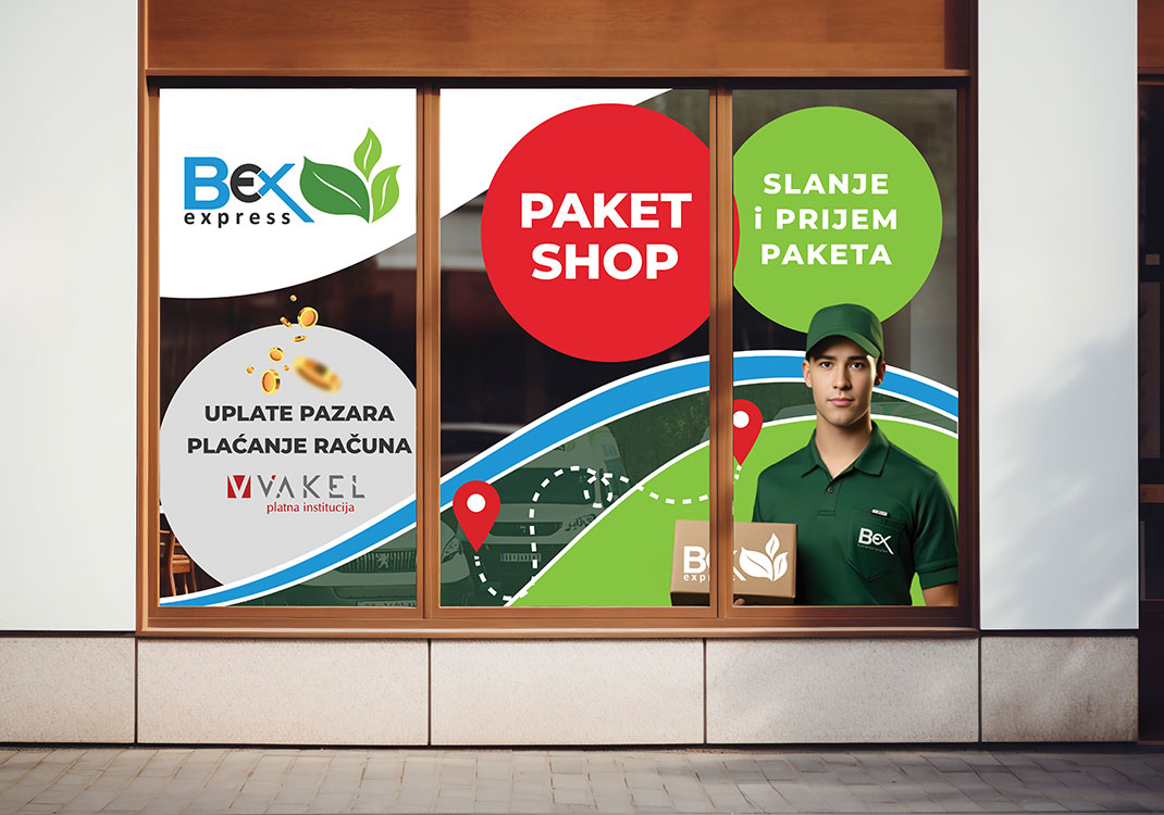 Bex dizajn folije za izlog