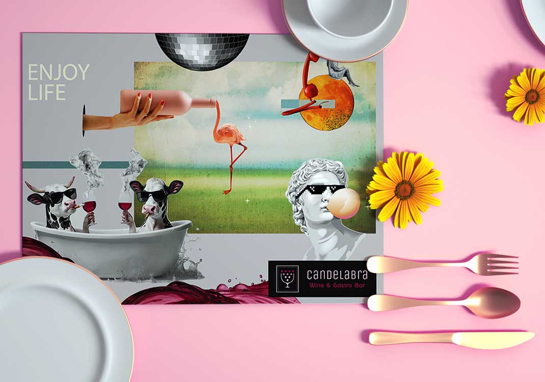 Jelovnici i podmetači Dizajn za restorane Novi Sad Beograd 2